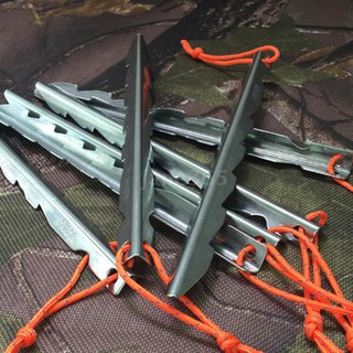 Set 4 Cọc Dựng Lều Bằng Thép Không Gỉ