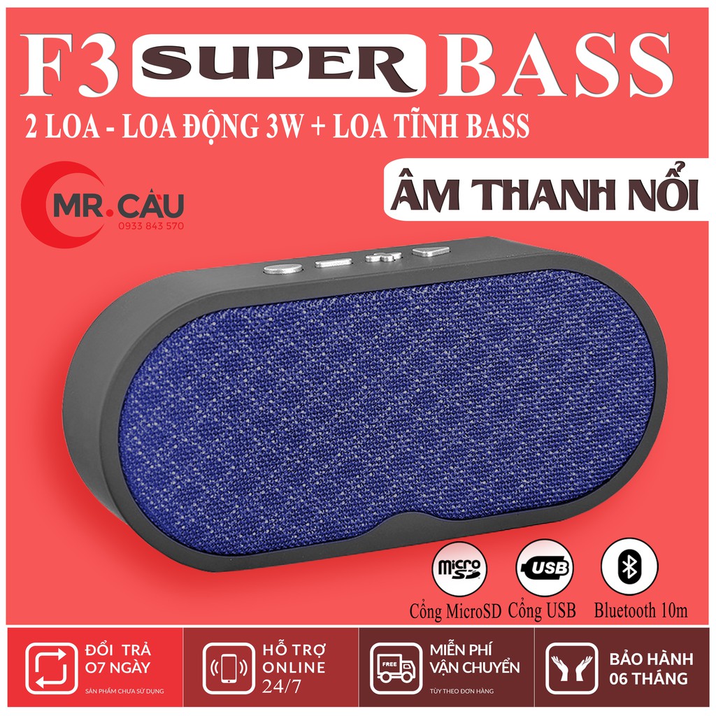 NHẬP MÃ:( CAUNLOAG  GIẢM NGAY 50K )Loa Bluetooth Mini BASS ẤM Loa Bluetooth mini đẹh , loa di động giá rẻ- MR CAU