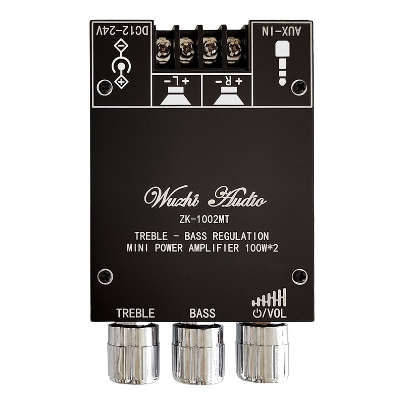 Mạch Khuếch Đại Âm Thanh Và BlueTooth 5.0 100Wx2 1002MT (Chính Hãng Wuzhi)