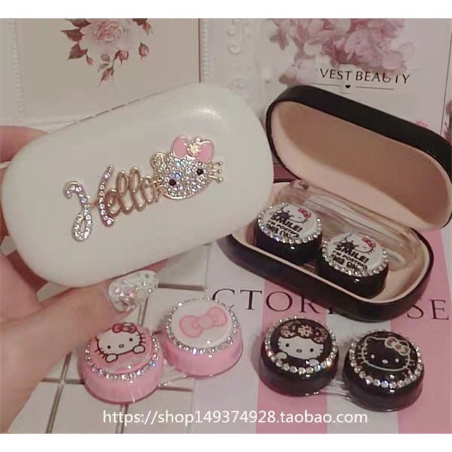 HỘP ĐỰNG LENS KÍNH ÁP TRÒNG HELLO KITY NHỎ XINH TIỆN LỢI- HELLO KITY SHOP 68