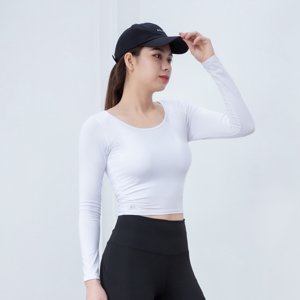 Áo tập thể thao Croptop Dài tay tập gym, yoga , erobic