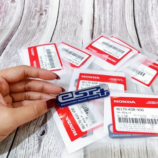 Tem mác động cơ chữ ESP, ESP+ (4val) dán pô e hàng Chính Hãng Honda
