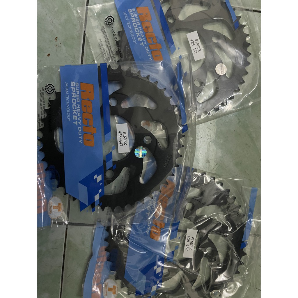 Dĩa Recto Winner - Sonic - CBR150 từ size 36T --> 46T