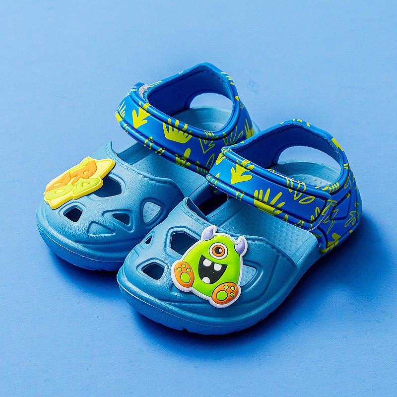 Dép quai hậu cho bé, sandal Cheerful Mario siêu nhẹ để chống trơn trượt SDM3