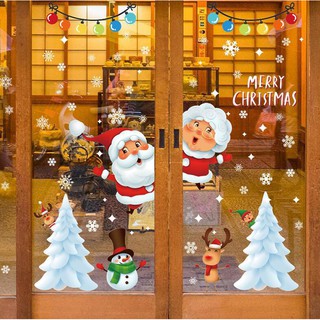 Decal Dán Kính Noel Trang Trí Giáng Sinh New HM92052