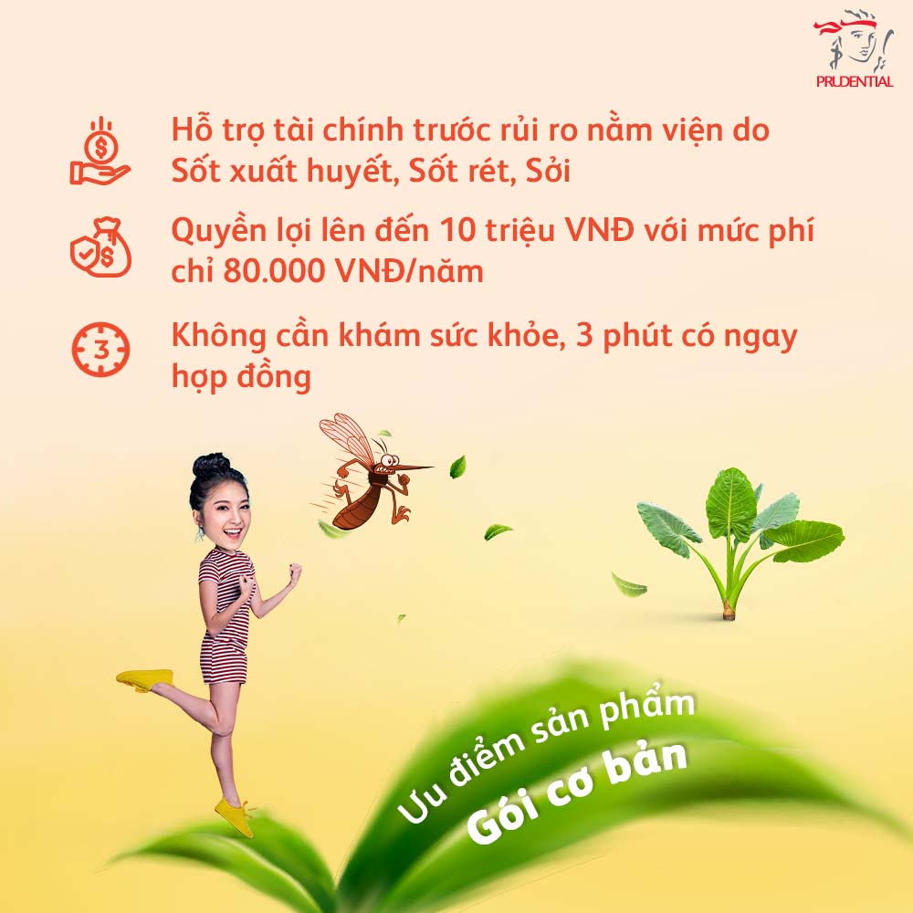 Toàn Quốc  Prudential - Bảo hiểm PRU-Nhiệt Đới - Gói Cơ Bản