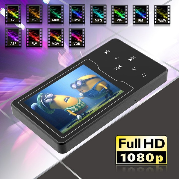 [Hàng Chính Hãng] Máy Nghe Nhạc Mp3, Mp4 Màn Hình Hd 2.4 Inches Ruizu D08 Bộ Nhớ Trong 8Gb