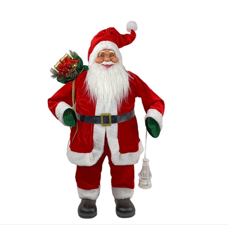 Ông Già Noel Đứng Cao 82cm MẪU Y rang trí Cây Thông, Trang Trí Noel Giáng Sinh