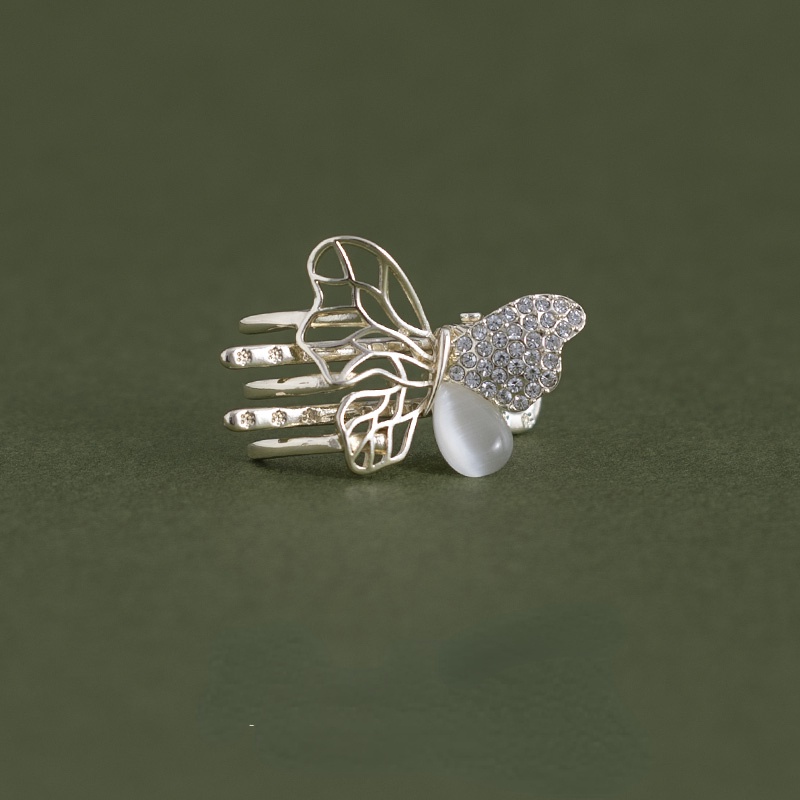 Kẹp Tóc Mái Ngang Hình Bướm / Mèo Mini Ngọt Ngào Cho Nữ