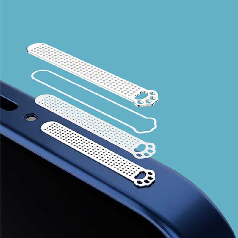 Bộ Miếng Dán Kim Loại Bảo Vệ Loa iPhone 13/12/12 Pro Max