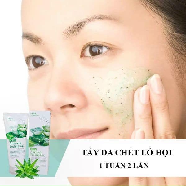 Tẩy Tế Bào Chết AMISILK Aloevera Peeling Gel 180ML