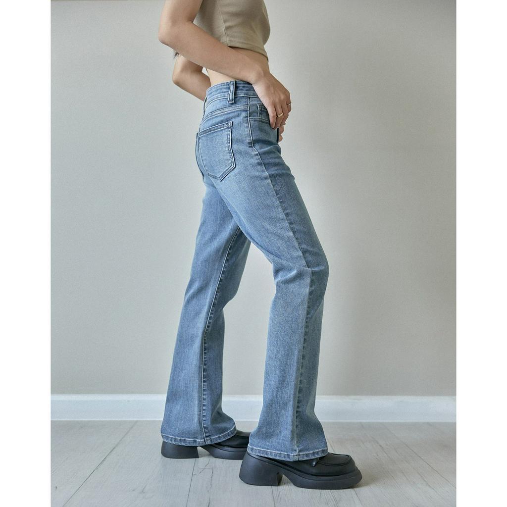 Quần Loe Nữ Lưng Cao Hack Dáng Chất Jeans Co Dãn Hot Trend 2023