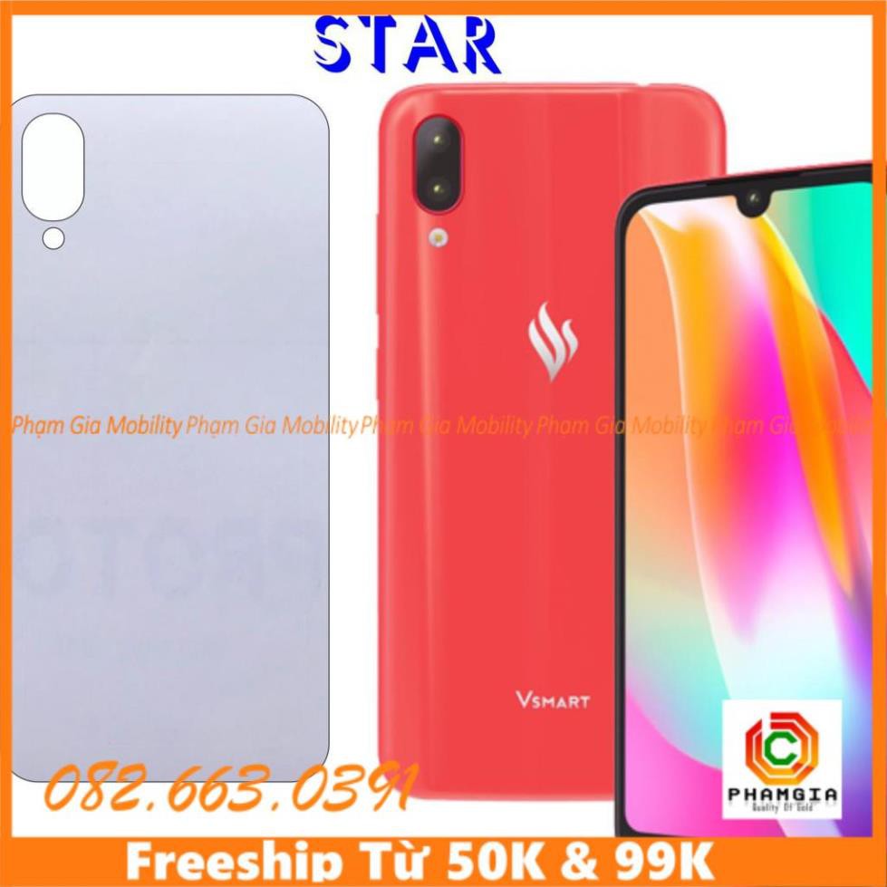 Skin dán carbon mặt lưng cho Vsmart Star 3D Trong Nhám Chống Trơn