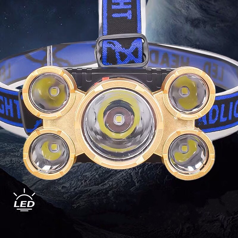 ĐÈN PIN ĐỘI ĐẦU 5 BÓNG SIÊU SÁNG