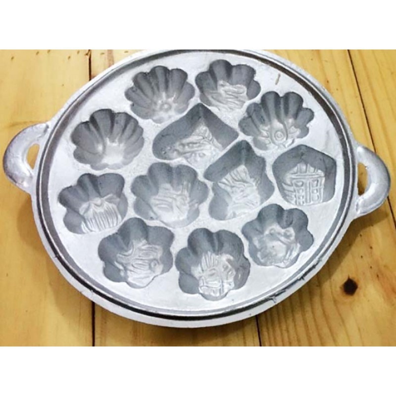 Khuôn bánh bông lan trắng 12 bánh Huỳnh An - BX1869