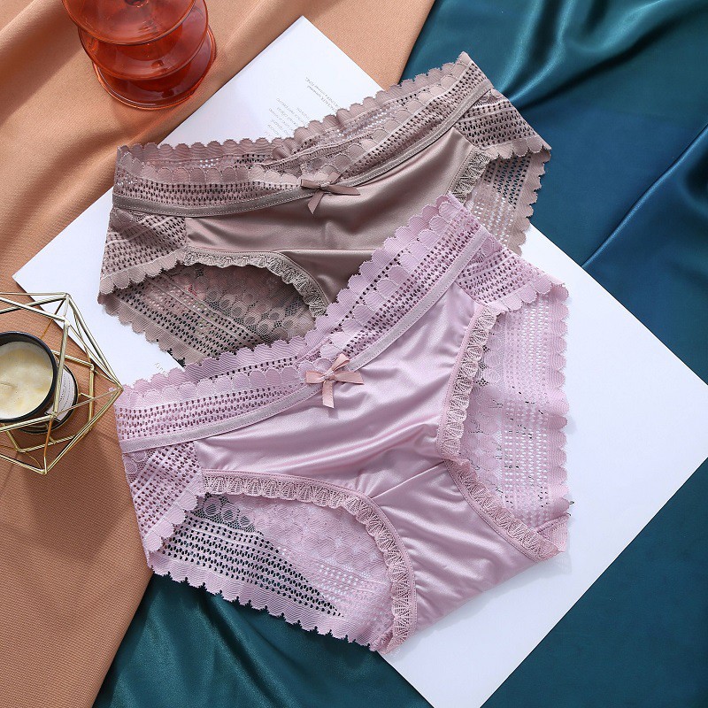 Quần Lót Ren 100% Cotton Lưng Thấp Phong Cách Gợi Cảm 2021