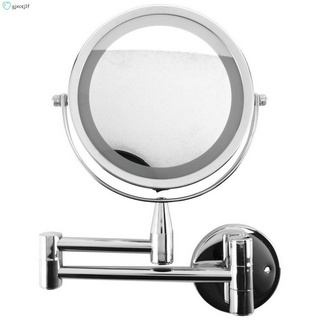 (Hàng Mới Về) Gương Trang Điểm Phóng To 1x / 3x Có Đèn Led 2 Mặt Cho Phòng Tắm