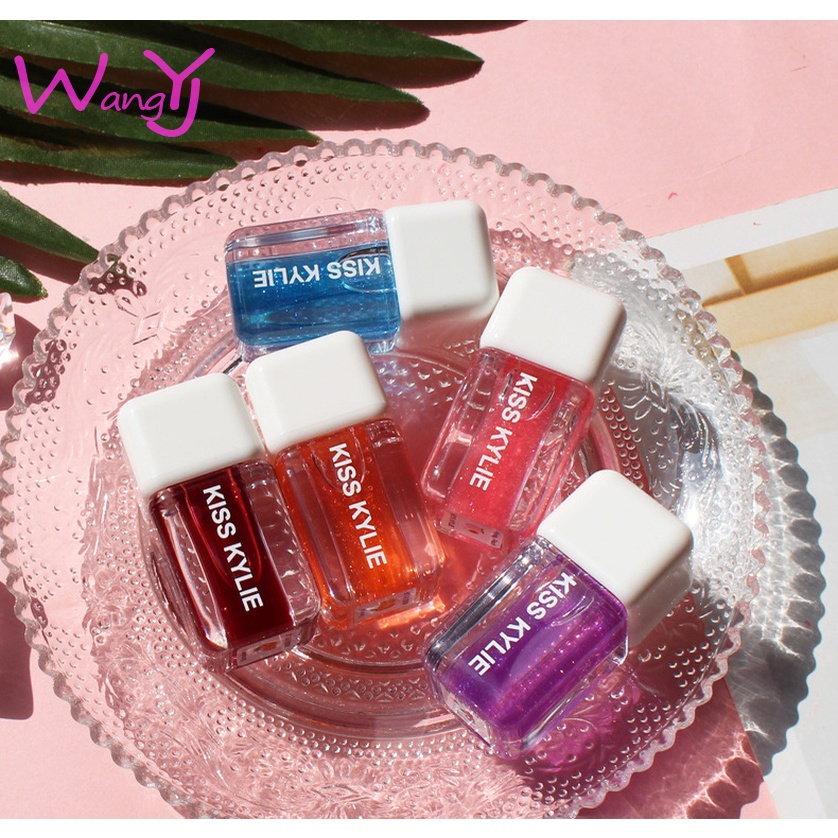 Son Bóng KISSKYLIE Dưỡng Ẩm Màu Trong Suốt Tiện Dụng