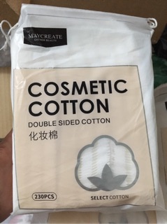 Bông tẩy trang maycreate 230 miếng