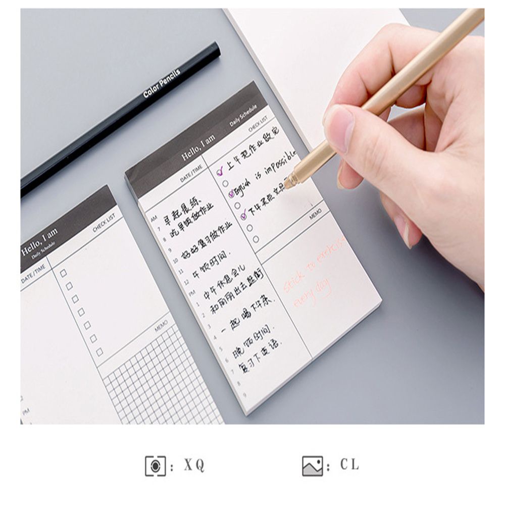 Giấy ghi chú lên kế hoạch hàng ngày tiện dụng