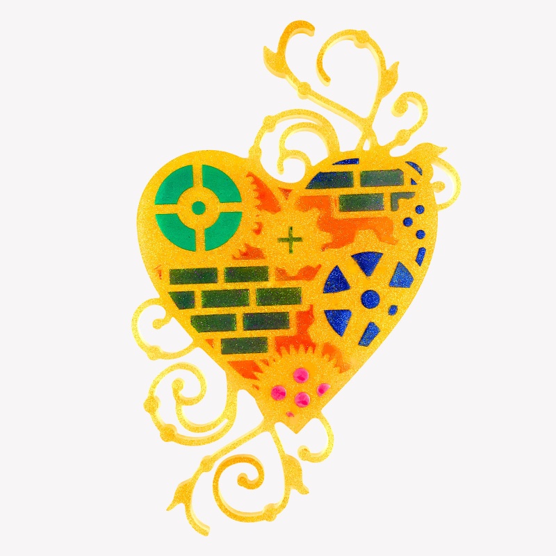 Khuôn Silicone Làm Bánh Hình Bươm Bướm Trái Tim Xinh Xắn