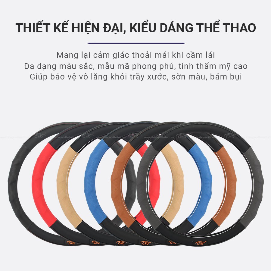 Bọc Vô Lăng CIND S049 Size M Nhập Khẩu Chính Hãng