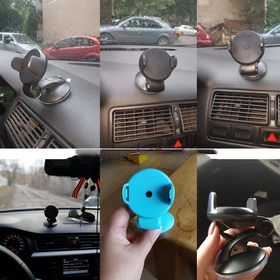 GIÁ ĐỠ ĐIỆN THOẠI TRÊN Ô TÔ ĐỂ BÀN XOAY 360 ĐỘ ĐẾ HÚT CHẮC CHẮN GD02