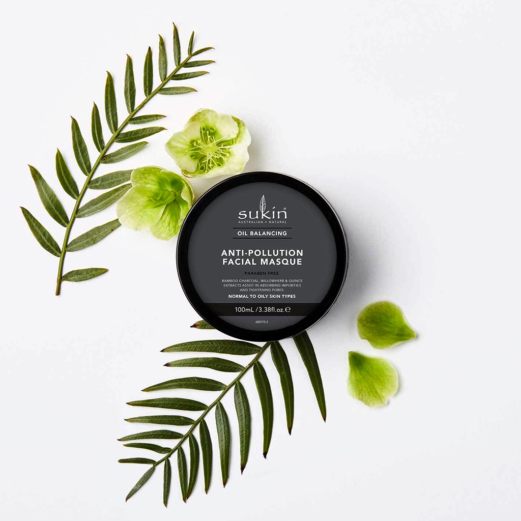 Mặt nạ cân bằng dầu than tre hoạt tính Sukin Oil Balancing Masque 100 ml