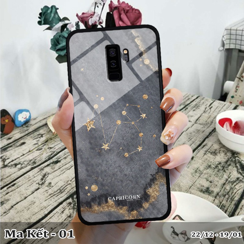 Ốp lưng kính 3D Samsung Galaxy S9 Plus cung hoàng đạo