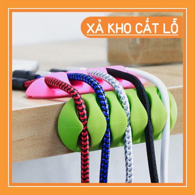 XẢ LỖ TOÀN BỘ Kẹp 5 khe cố định giữ dây cáp, dây điện