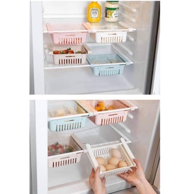 Khay nhựa đựng đồ ăn treo tủ lạnh