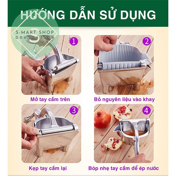 Máy Ép Trái Cây Cầm Tay Chuyên Dụng, ép hoa quả nhanh chóng, tiện ích, thông minh [MÁY ÉP CẦM TAY]