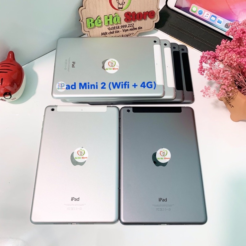 Máy Tính Bảng Mini 2 (Wifi + 4G)-16Gb/ 32Gb/ 64Gb/ 128Gb Quốc tế Chính hãng | Màn 7.9 rentina | iOs 12 | Ram 1Gb Chip A7 | BigBuy360 - bigbuy360.vn