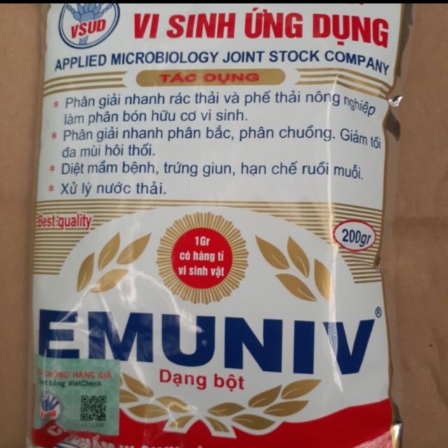 Men vi sinh Emuniv- gói 200 gam
