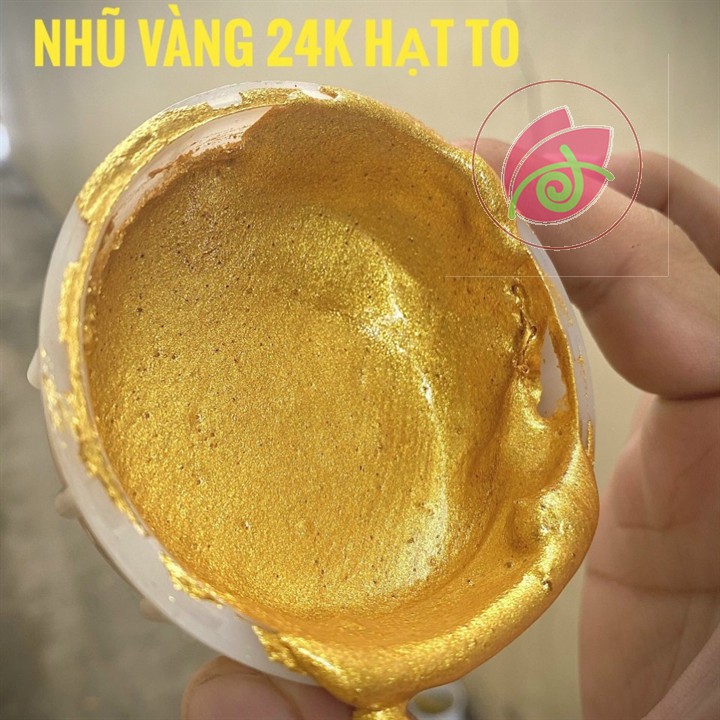 [SƠN CHẬU] Sơn nhũ vàng 24k Okay hệ nước