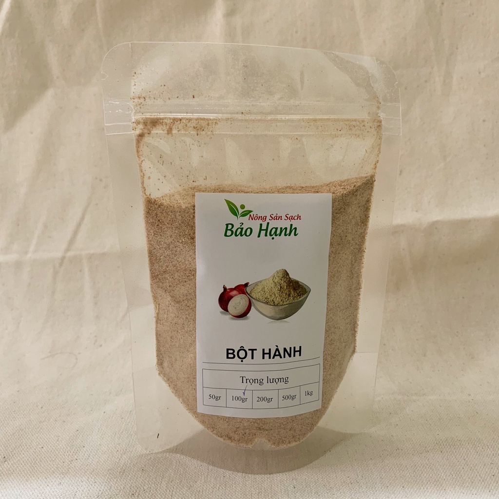Bột hành nguyên chất Oninon Powder 100gr-500gr Natural BH Spices chế biến thực phẩm  – BHS010