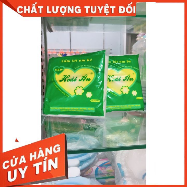 Tấm lót phân xu Hoài An dành cho trẻ sơ sinh 16 tờ