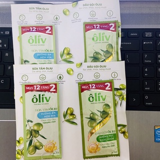 Combo 2 cặp Dầu gội Ôliv dưỡng tóc chắc khỏe + Sữa tắm Ôliv dưỡng ẩm mềm mịn