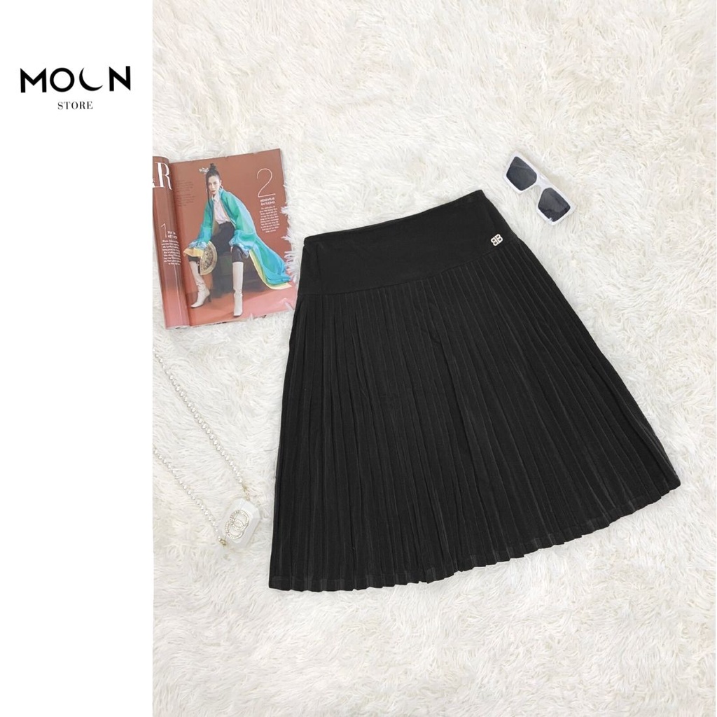 Áo khoác nhung nữ cổ vest phối đai eo thu đông BVE26 MOON STORE | BigBuy360 - bigbuy360.vn