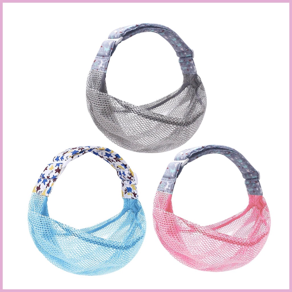 Đai Địu Em Bé Đeo Hông Bằng Vải Lưới Thoáng Khí Mềm Mại