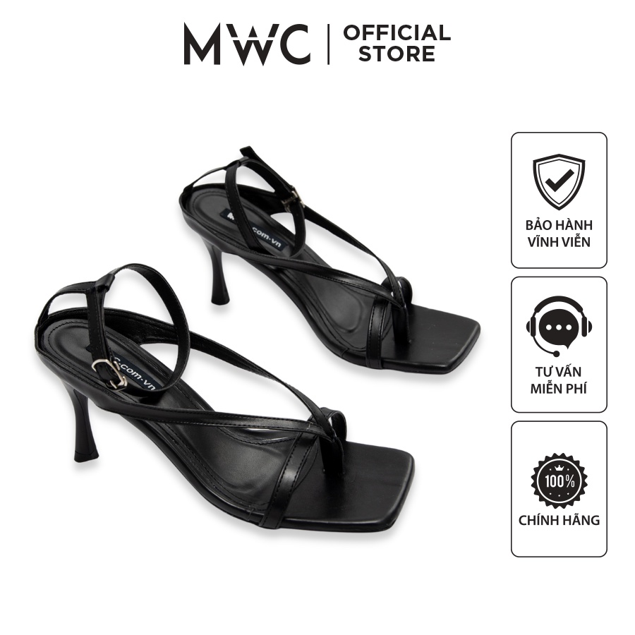 Giày MWC 3929 - Giày Sandal Cao Gót Đế Nhọn 5CM Quai Mảnh Thanh Lịch