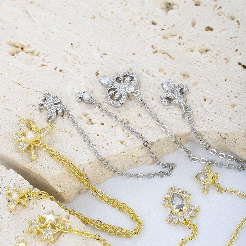 Phụ Kiện Trang Trí Móng Tay Hình Mặt Trăng Xinh Xắn|Vật Liệu Trang Trí Móng Tay Nghệ Thuật DIY