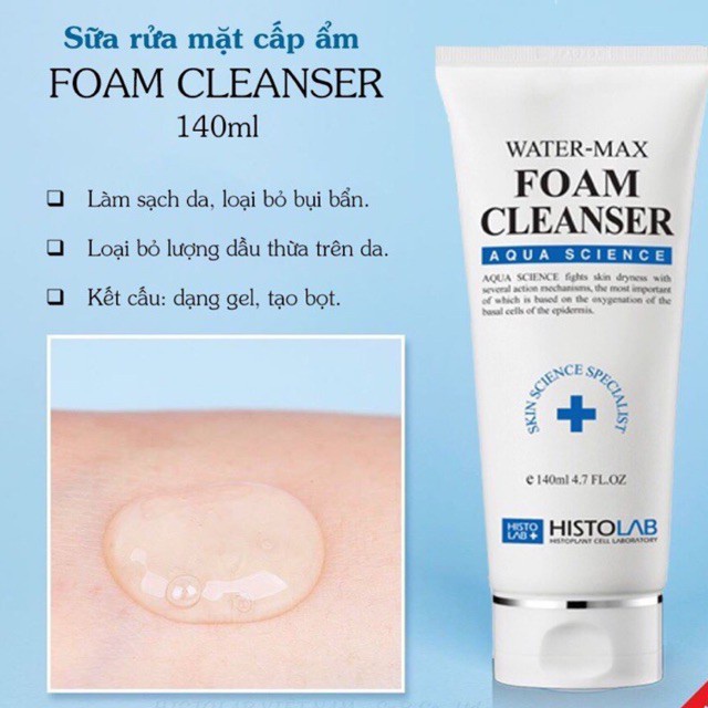 Sữa rửa mặt Cấp Ẩm Water-Max Foam Cleanser