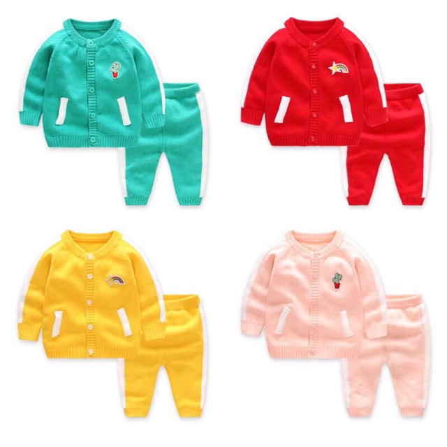 Set bộ len bé trai bé gái