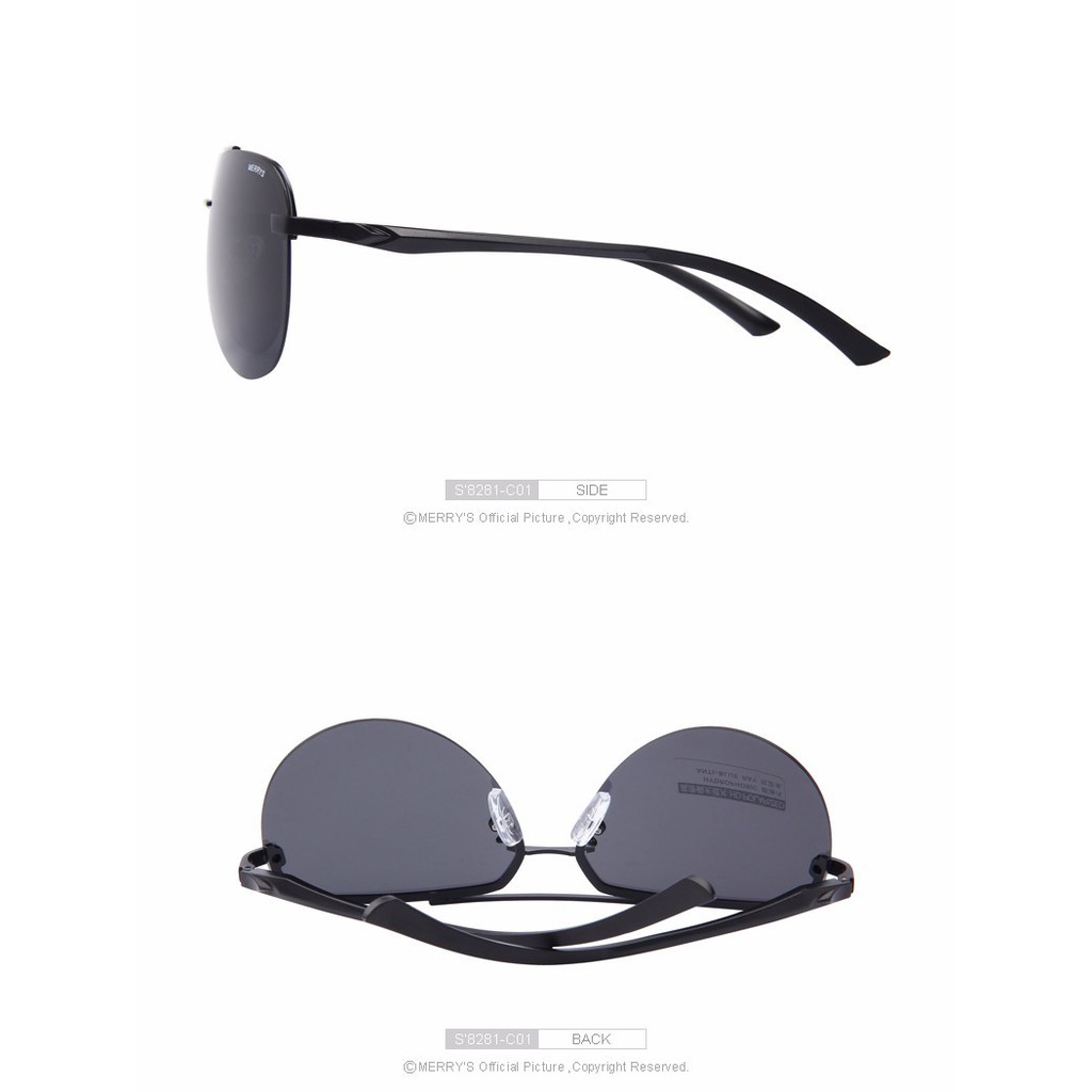 Kính mát Nam [S8281] thời trang thích hợp với mọi khuôn mặt hàng chính hãng Merry's Fullbox | BigBuy360 - bigbuy360.vn