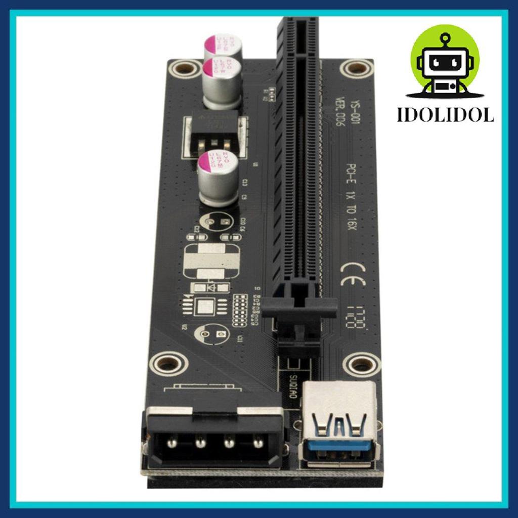 Dây cáp mở rộng VER006/C Pci-e 1x sang 16x Sata cho đồ họa | BigBuy360 - bigbuy360.vn