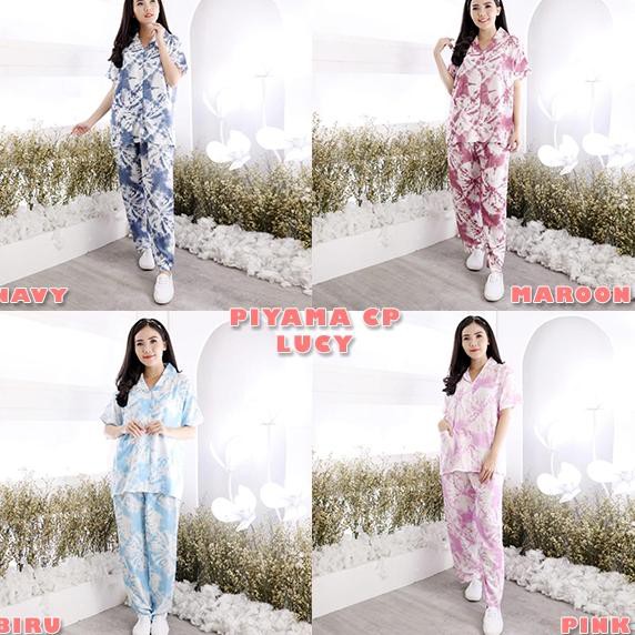 Hàng có sẵn Bộ 3 đồ ngủ pijama nhuộm màu CP Collection Yuki Jenny Ranala Vera Lovera & Dian cà vạt