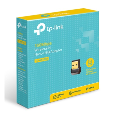 Đầu USB thu Wifi TP-Link TL-WN725N (Đen)