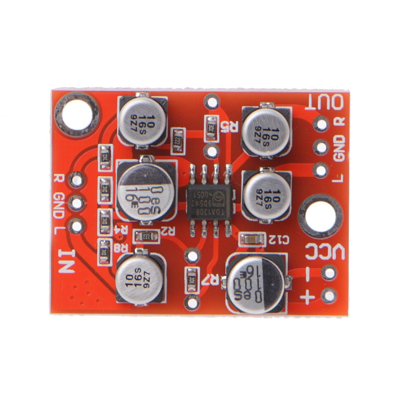 Bảng Mạch Tiền Khuếch Đại Âm Thanh Stereo Ad828 Dc 5v-15v 12v