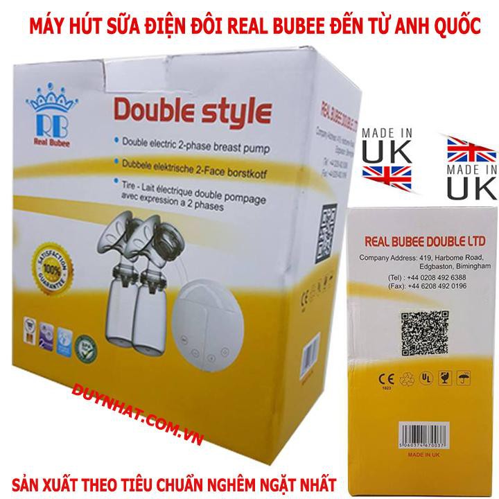 (Nhập Khẩu Anh Quốc) MÁy Hút Sữa CHính Hãng Real Bubee